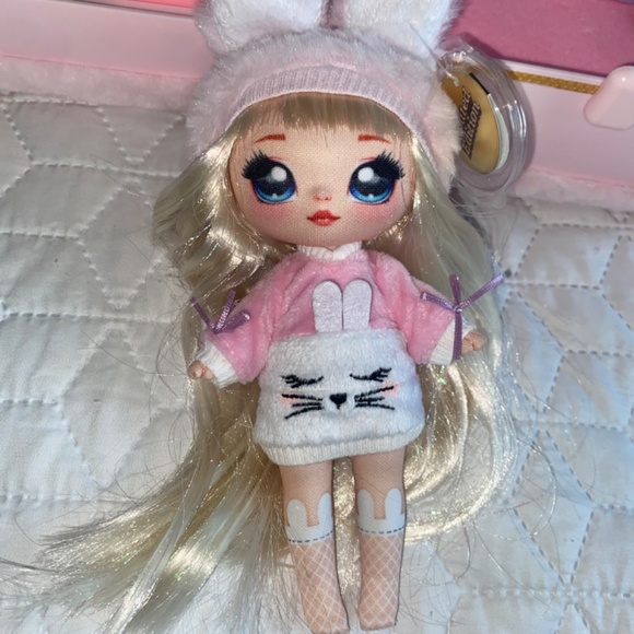 Na! Na! Na! Surprise Doll 3in 1 Backpack bed PINK BUNNY AUBREY Limited Edition - Picture 3 of 12